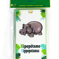 Tarjetas animales de la selva