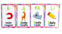 
              Tarjetas de abecedario
            