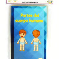 Tarjetas de las partes del cuerpo
