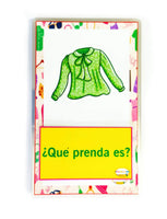 
              Tarjetas didácticas aprendiendo las prendas de vestir
            